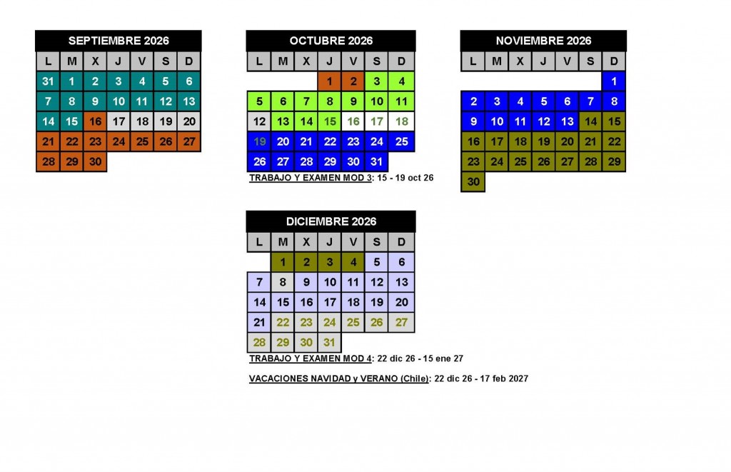 CALENDARIO WEB PARTE 2